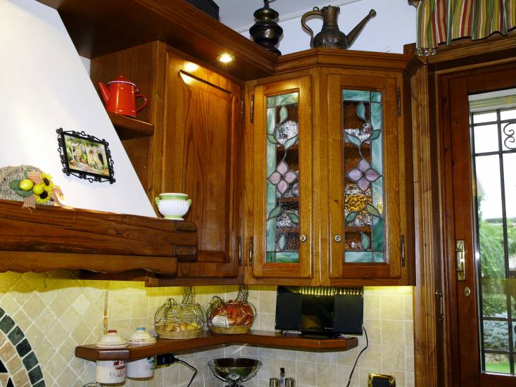 Arredamenti Rustici Pensile cucina da L30 Finitura Miele 