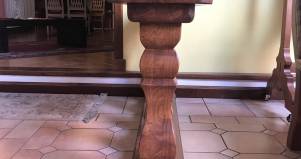 Balaustra in legno artigianale per divisorio 
