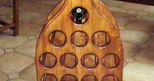 Porta bottiglie A in legno